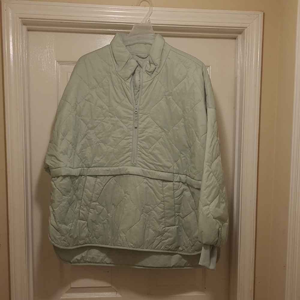 Old Navy Light Green Quilted Jacket
